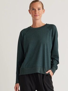 NWT NEW Quince Flowknit Pullover Crewneck size M